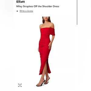 NWOT Elliatt Miley Dress in Red